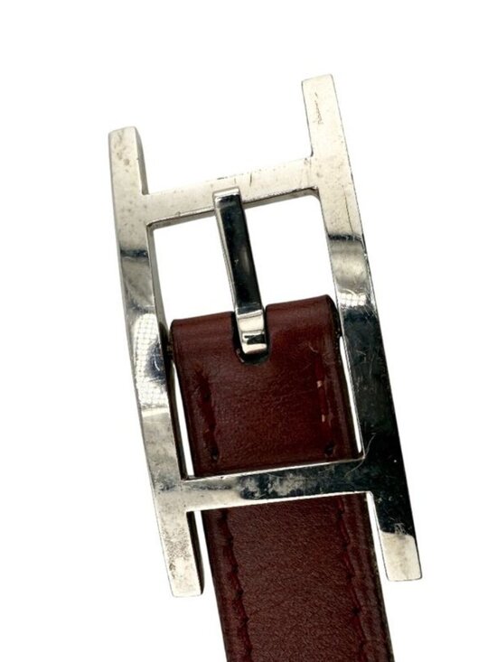 Hermes Reversible Silver Api Belt main image 6